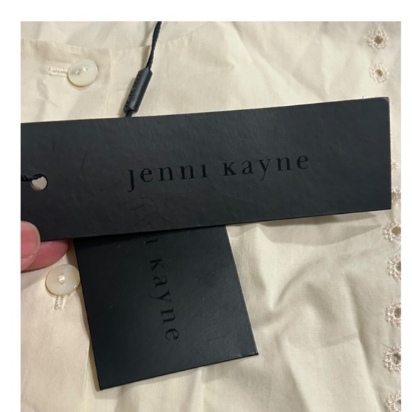 JENNI KAYNE HARPER BLOUSE IN WARM IVORY SHIRT TOP WOMENS SIZE S SMALL NWT NEW - Picture 4 of 6